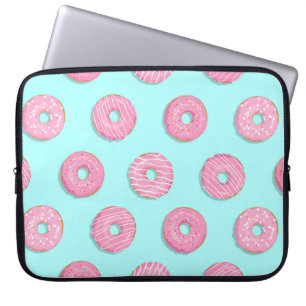 Zucker Sweet Pink Glazed Donuts Laptopschutzhülle