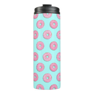 Zucker Sweet Pink Glazed Donuts Thermosbecher