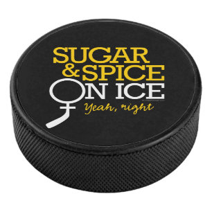 Zucker und Eis (Hockey) Eishockey Puck