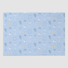 Zucker und Eisfigur Skate Eiseis Skate Winter Blue Seidenpapier