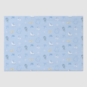Zucker und Eisfigur Skate Eiseis Skate Winter Blue Seidenpapier