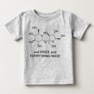 Zucker und Gewürz Bio Baumwollwickler Baby T-shirt