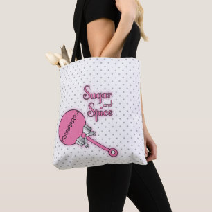 Zucker und Gewürz Polka Dot Baby Rattle Tasche