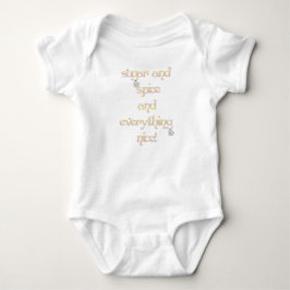 Zucker- und Gewürzbaby Girl Baby Strampler