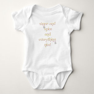 Zucker- und Gewürzbaby Girl Baby Strampler