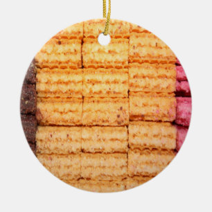 Zucker-Waffel-Kekse Keramikornament