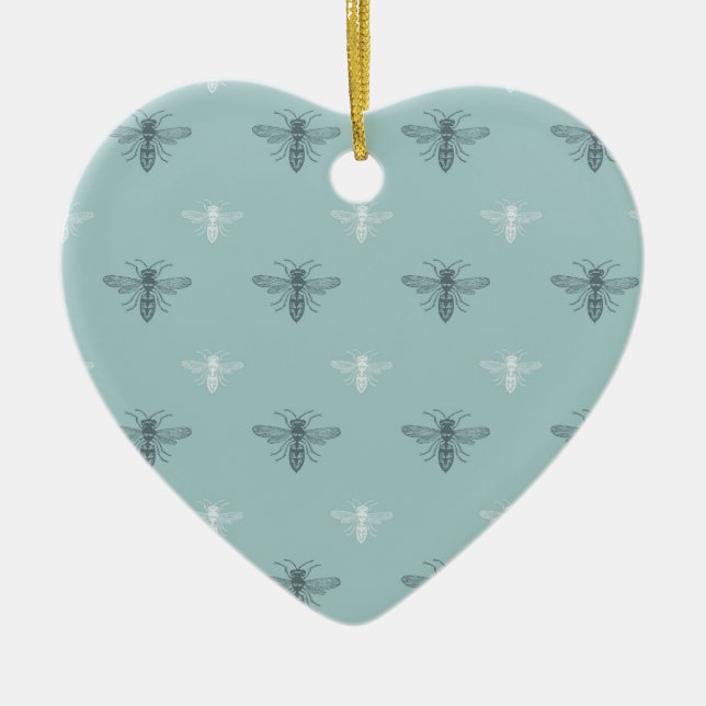 Zuckerbienen Keramikornament (Vorne)