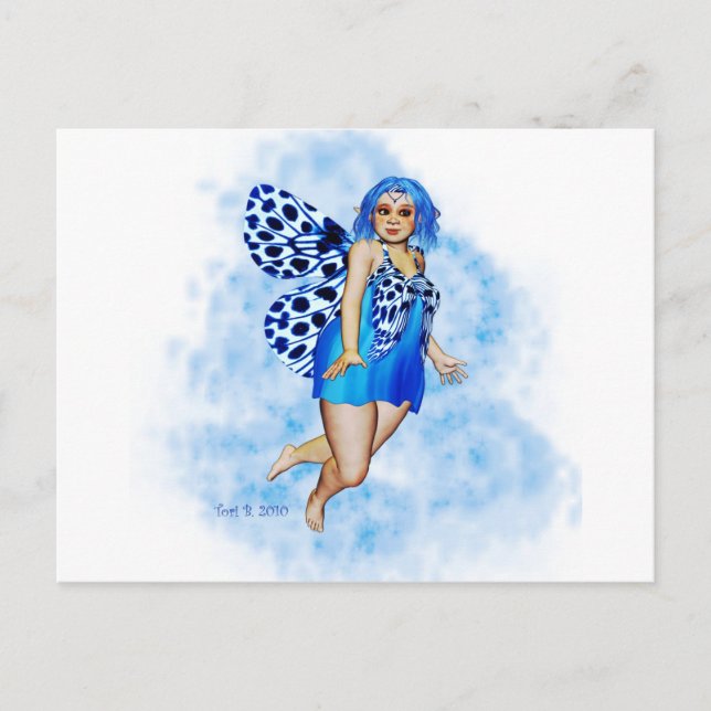 Zuckerbrocken - Blueberry Ripple Postkarte (Vorderseite)