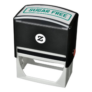 Zuckerfrei - Selbstfärbender Stempel
