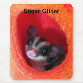 Zuckerglänzer in Orange-Hängepflanze Mousepad