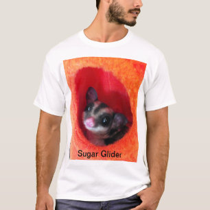 Zuckerglänzer in Orange-Hängepflanze T-Shirt
