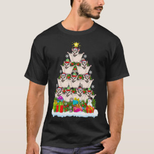 Zuckergleiter Weihnachtsbaum Beleuchtung Weihnacht T-Shirt
