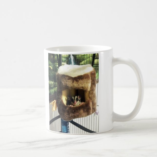 Zuckergrüber in Furry Tree Truck Hängebett Kaffeetasse (Rechts)