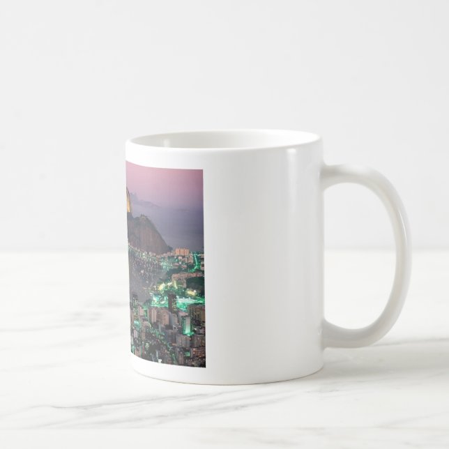 Zuckerhut-Berg Brasiliens Rio de Janeiro (St.K.) Kaffeetasse (Rechts)