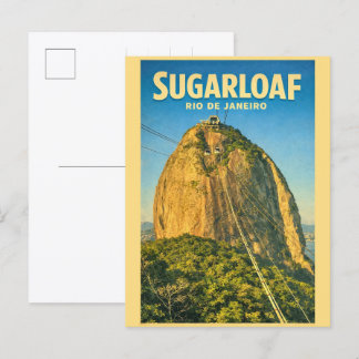 Zuckerhut Berg Rio de Janeiro Brasilien Geschenke Postkarte