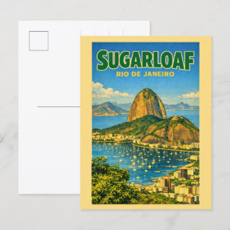Zuckerhut Berg Rio de Janeiro Brasilien Geschenke Postkarte