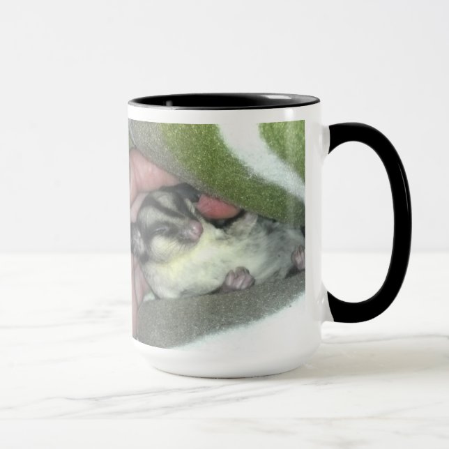 Zuckerkäfer schlafen in Blanket Tasse (Rechts)