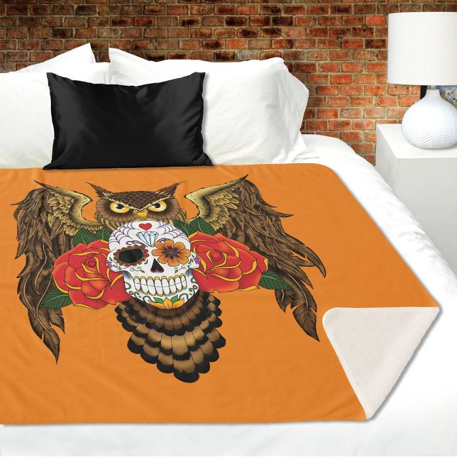 Zuckerkull-Rose Owl Sherpadecke (Von Creator hochgeladen)
