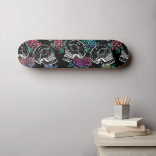 Zuckerkulpturen Rosen Girly Gothic Grunge Glam Skateboard