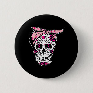 Zuckerkulpur Cooler Brustkrebs Button