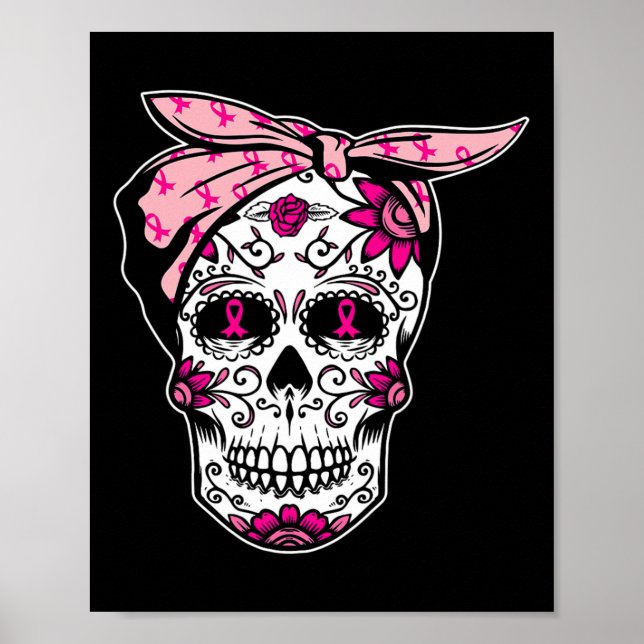Zuckerkulpur Cooler Brustkrebs Poster (Vorne)