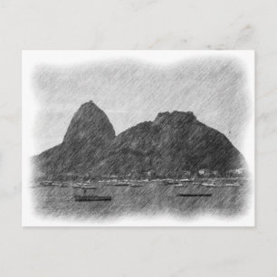 Zuckerlöscher von Bleistift Postkarte