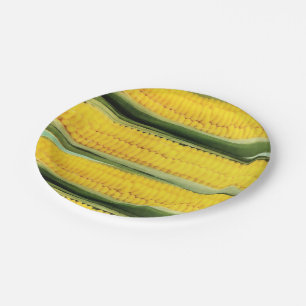 Zuckermais - Vintage Abbildung Pappteller