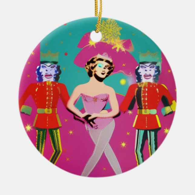 Zuckerpflaumen Doppelseitiges Ornament (Vorne)