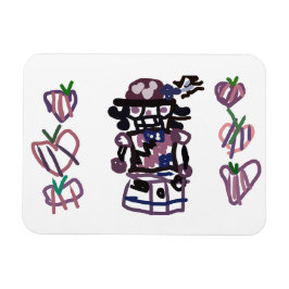Zuckerpflaumen Nussknacker Magnet