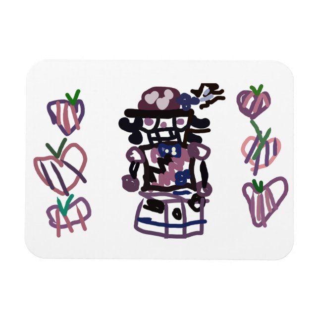 Zuckerpflaumen Nussknacker Magnet (Horizontal)