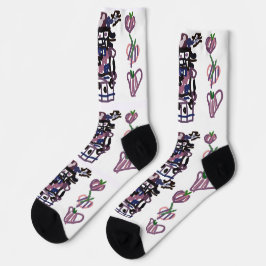 Zuckerpflaumen-Nussknacker Socken
