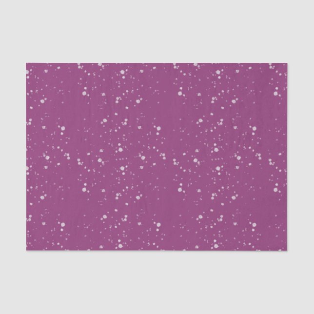 Zuckerpflaumen-Schnee Seidenpapier (Vorderseite)