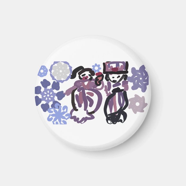 Zuckerpflaumentanz  magnet (Vorne)