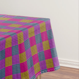 Zuckerplatten Tartan Print, Tischdecke