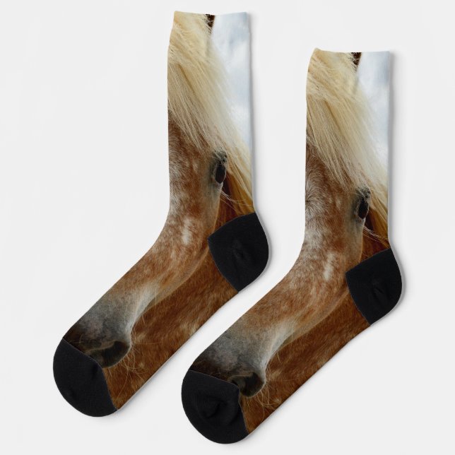 "Zuckerrohr: Die Gnade der Appaloosa" Socken (Linkes Detail)