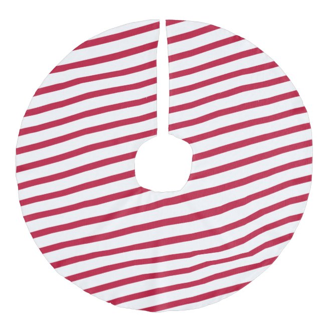 Zuckerrohr Leinenimitat Weihnachtsbaumdecke (Vorderseite)
