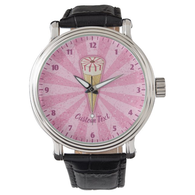 Zuckerrohreis Armbanduhr (Vorderseite)
