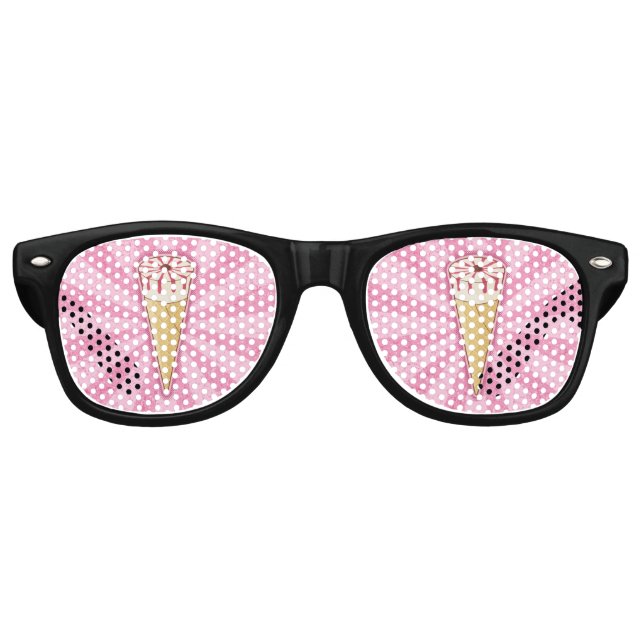 Zuckerrohreis Partybrille (Vorderseite)
