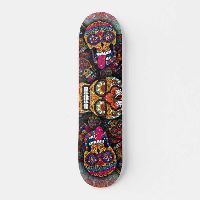 Zuckerrohrmuster Skateboard (Vorne)