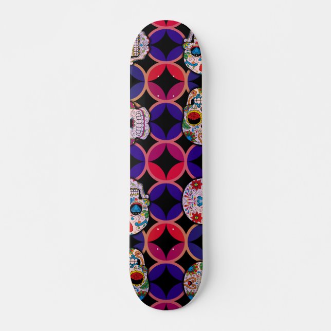 Zuckerrohrmuster Skateboard (Vorne)