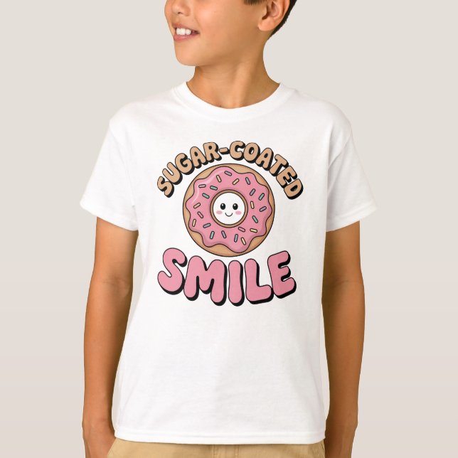 Zuckerrübe | Donut Kids T-Shirt (Vorderseite)