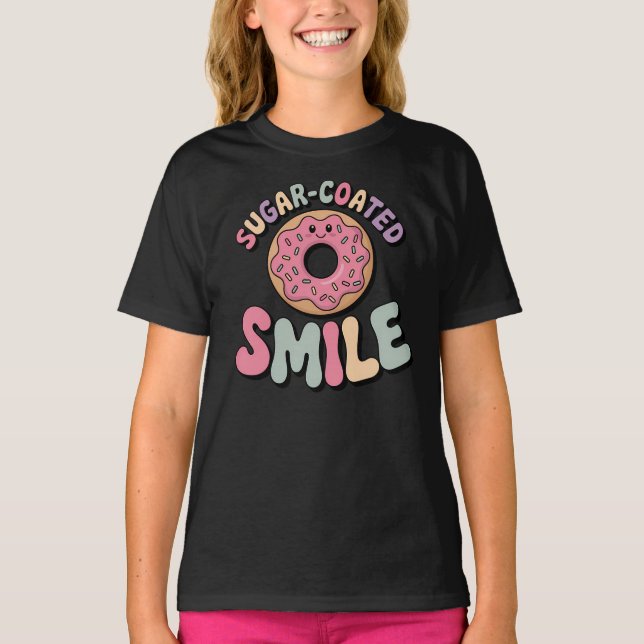 Zuckerrübe | Donut Kids T-Shirt (Vorderseite)