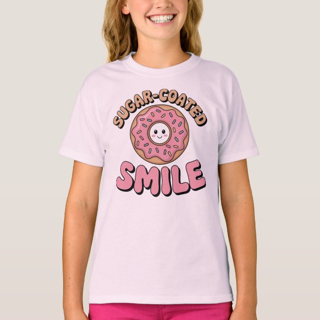 Zuckerrübe | Donut Kids T-Shirt (Vorderseite)
