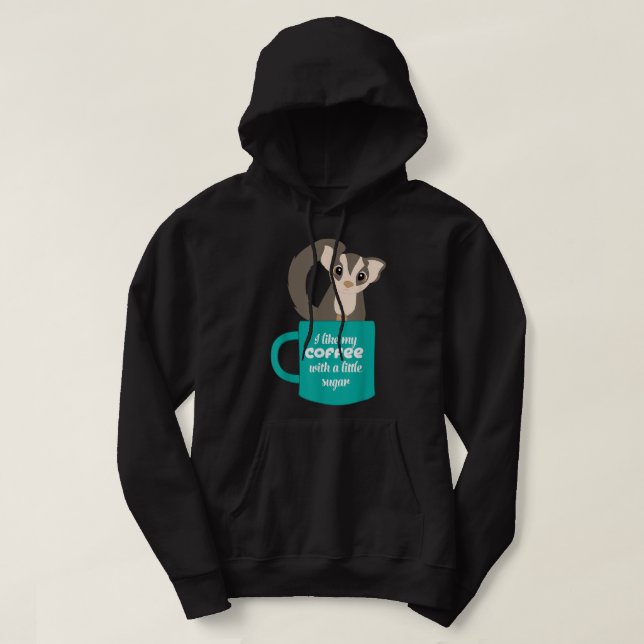 Zuckerrübe für Zuckerglätter und Kaffeeliebhaber Hoodie (Design vorne)