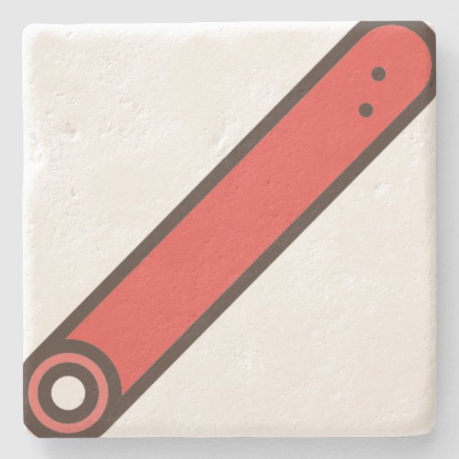 Zuckerrübe Steinuntersetzer (Vorderseite)