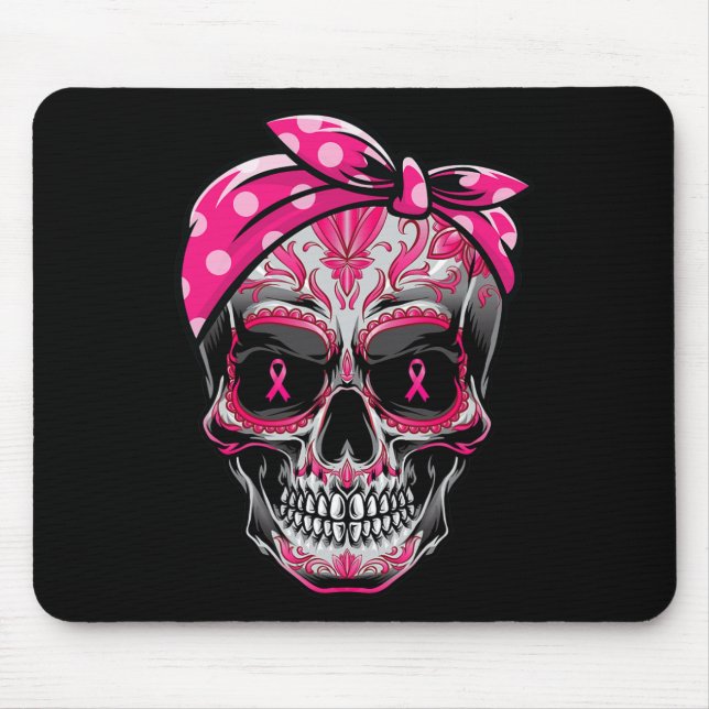 Zuckerrüben-Brustkrebs-Bewusstsein rosa Ribbon Ca Mousepad (Vorne)