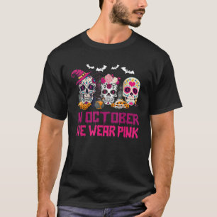 Zuckerrüben im Oktober tragen wir rosa Brustkrebs T-Shirt