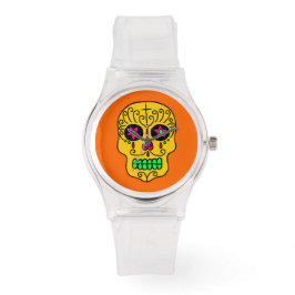 Zuckerschädel Armbanduhr