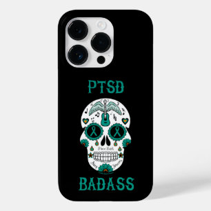 Zuckerschädel/Badass...PTSD Case-Mate iPhone 14 Pro Hülle