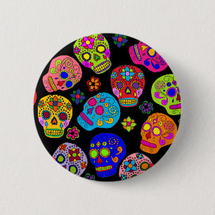 Zuckerschädel Button